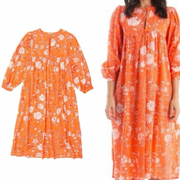 Matta Hamsa Garden Midi Dress - Picture 1 of 7